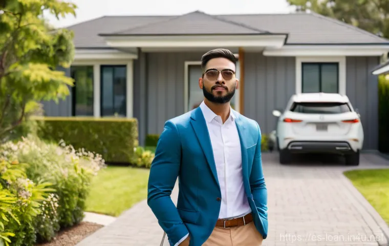 대출 신청서 작성 요령 - **Prompt:** A person of indeterminate age and diverse background, dressed in comfortable, everyday c...